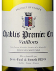 Jean Paul & Benoit Droin Chablis Premier Cru Vaillons 2024