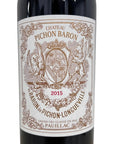 Chateau Pichon-Longueville au Baron de Pichon-Longueville 2015