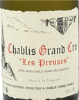 Vincent Dauvissat-Camus Chablis Chablis Grand Cru Les Preuses 2017