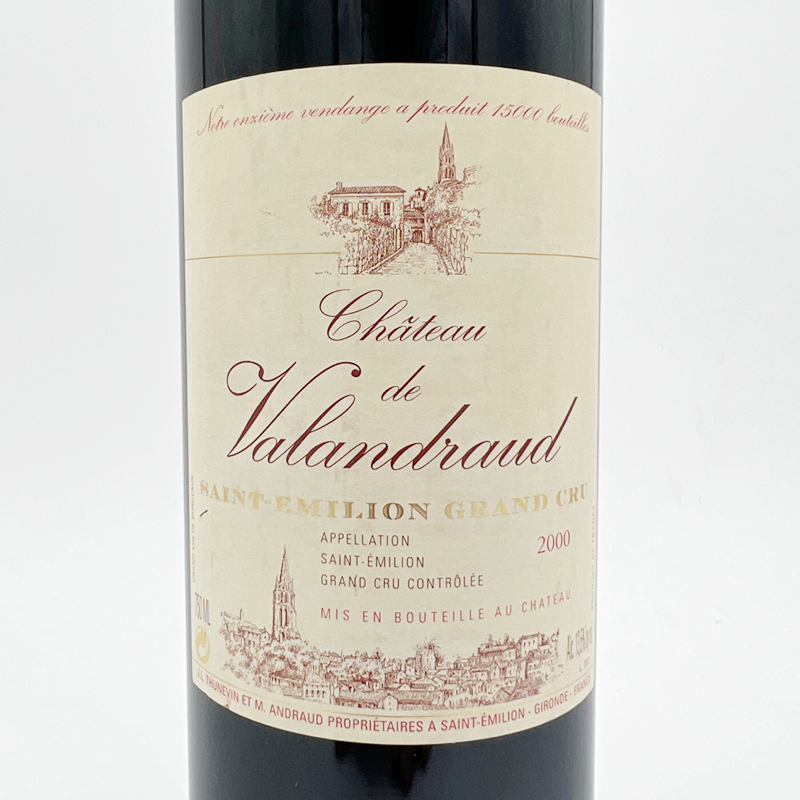 最終【現地購入品】Chateau de Valandraud 2000 現地購入品】Chateau de Valandraud 2000 最終【現地購入品】Chateau