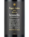 Poggio Antico Brunello di Montalcino Riserva 2016