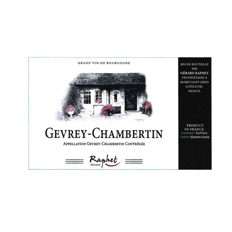Gerard Raphet (Domaine Raphet) Gevrey-Chambertin 2023