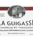 Chapelle Saint Theodoric Chateauneuf du Pape La Guigasse 2020 750ml