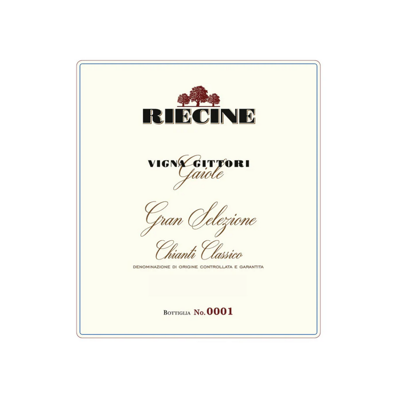 Riecine Chianti Classico Gran Selezione Vigna Gittori 2019