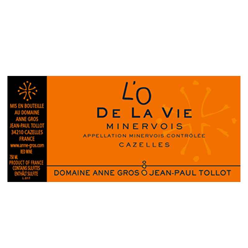 Domaine Anne Gros & Jean Paul Tollot Minervois L'O de la Vie 2021