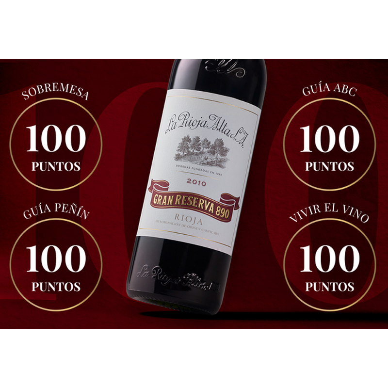 La Rioja Alta ‘Gran Reserva 890’ 2010