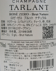 Tarlant Rose Zero Brut Nature Champagne NV