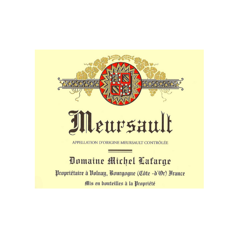 Domaine Michel Lafarge Meursault Vendanges Selectionnees 2018