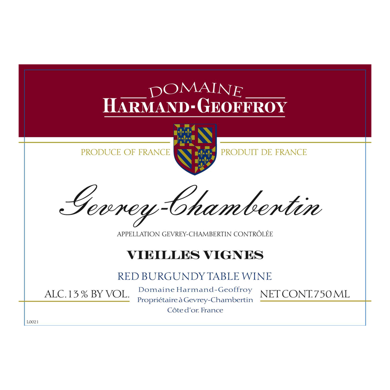 Domaine Harmand Geoffroy Gevrey-Chambertin Vieilles Vignes 2022