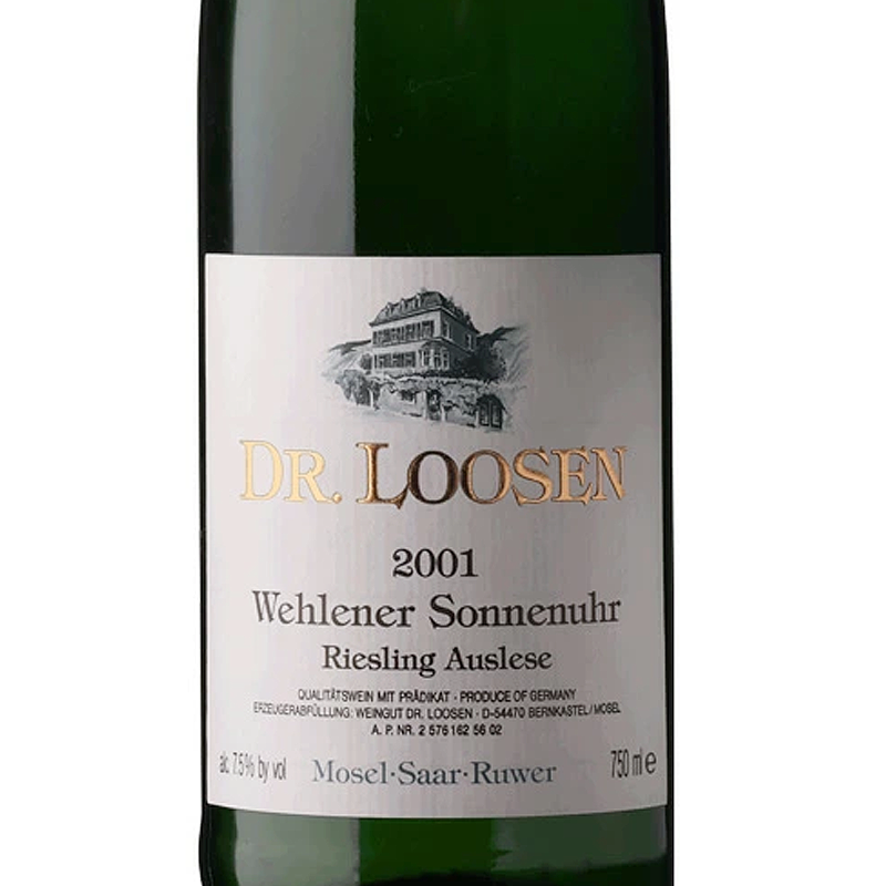 Dr. Loosen Wehlener Sonnenuhr Riesling Auslese 2001
