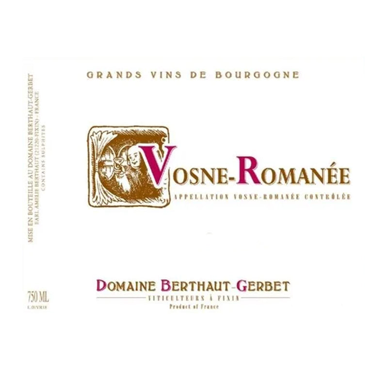 Domaine Berthaut Gerbet Vosne Romanee 2021