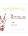 Domaine Michel Gros Bourgogne Hautes Cotes de Nuits Rouge Au Vallon 2021