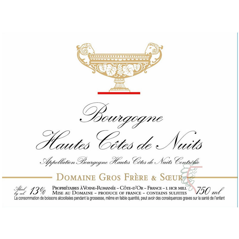 Domaine Gros Frere et Soeur Hautes Cotes de Nuits Blanc 2022