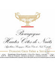 Domaine Gros Frere et Soeur Hautes Cotes de Nuits Rouge 2022