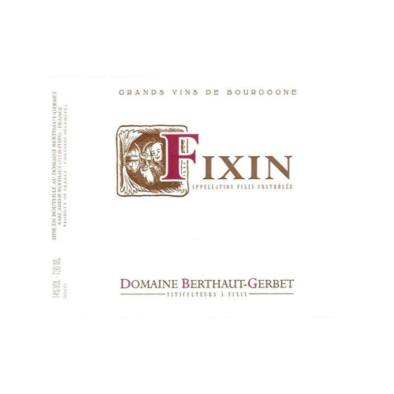 Domaine Berthaut Gerbet Fixin Rouge 2022
