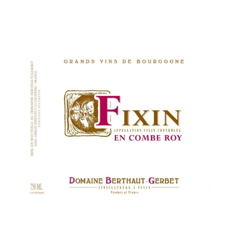 Domaine Berthaut Gerbet Fixin En Combe Roy 2022