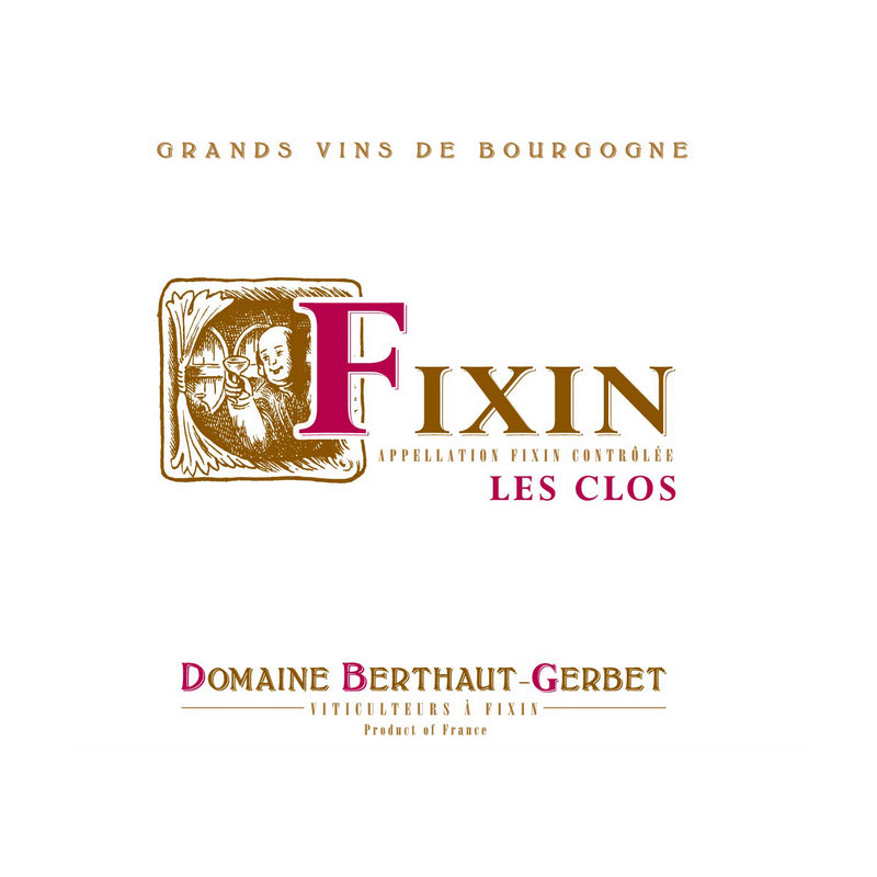 Domaine Berthaut Gerbet Fixin Les Clos 2022