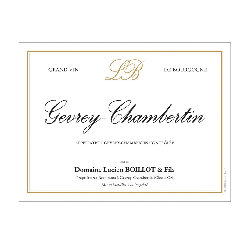 Lucien Boillot Gevrey Chambertin 2021