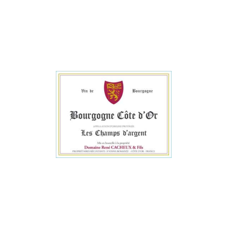 Rene Cacheux et Fils Bourgogne Rouge Les Champs d Argent 2022