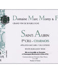 Domaine Marc Morey & Fils Saint Aubin 1er Cru Le Charmois 2022