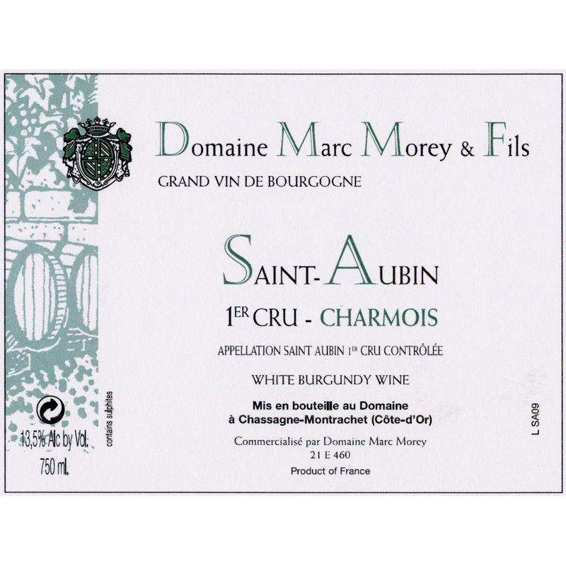 Domaine Marc Morey & Fils Saint Aubin 1er Cru Le Charmois 2022