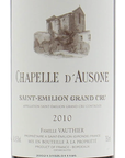 Chateau Ausone Chapelle d'Ausone 2010