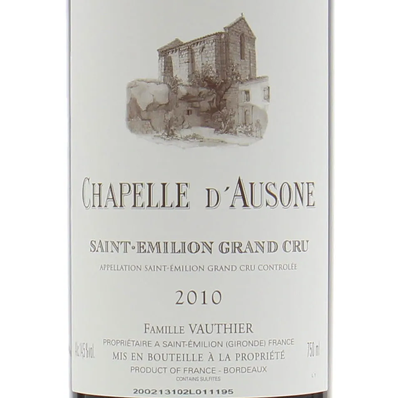 Chateau Ausone Chapelle d'Ausone 2010