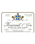 Domaine Leflaive Meursault 1er Cru Sous le Dos d'Ane 2014