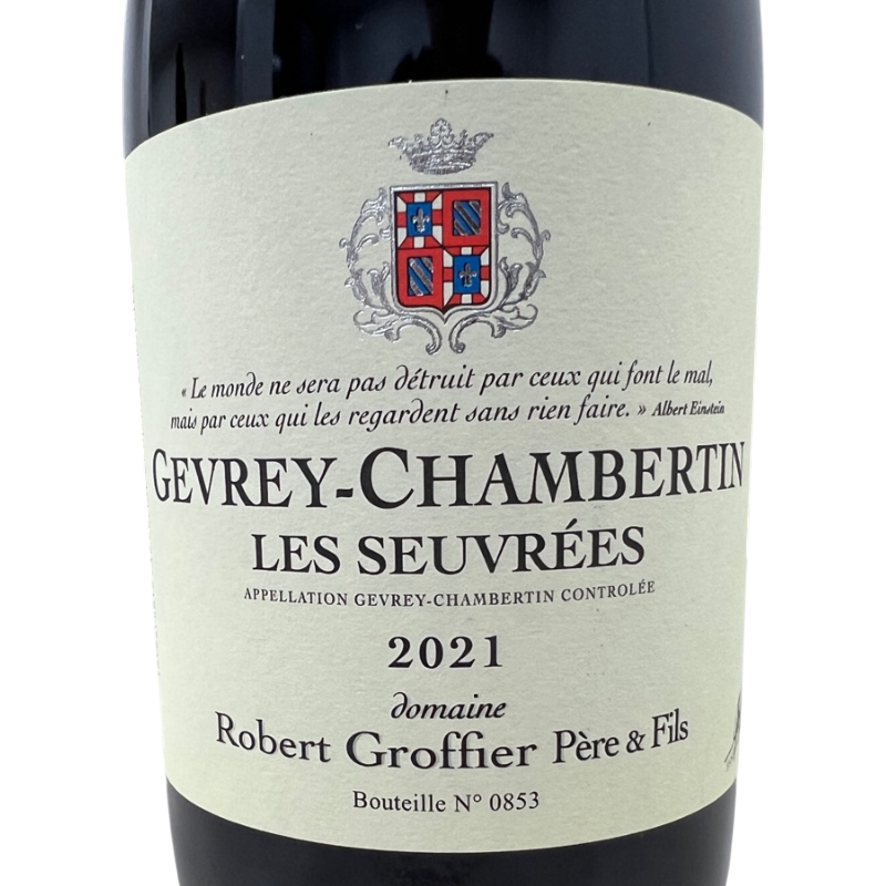 Domaine Robert Groffier Pere & Fils Gevrey-Chambertin Les Seuvrees 2021