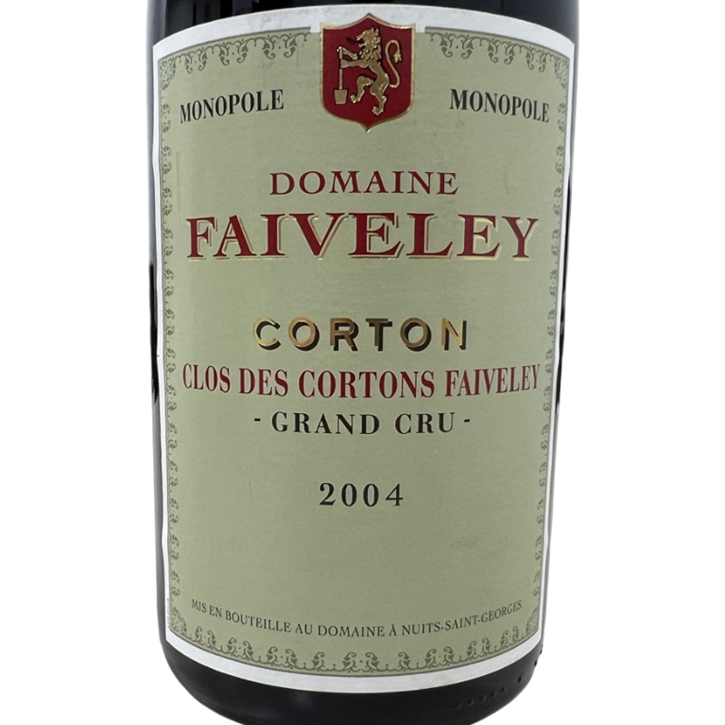 Domaine Faiveley Corton 'Clos des Cortons Faiveley' Monopole Grand Cru 2004