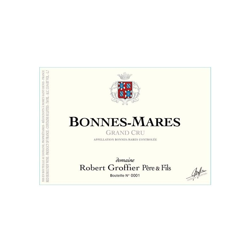 Domaine Robert Groffier Chambolle Bonnes Mares Grand Cru 2023