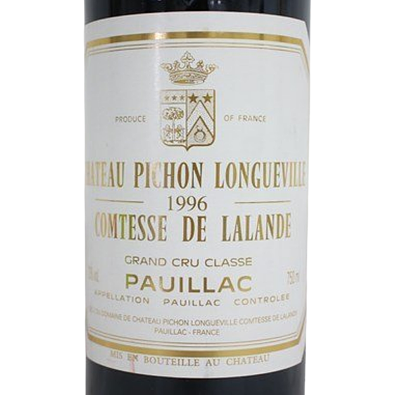 Chateau Pichon Longueville Comtesse de Lalande 1996