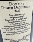 Domaine Didier Dagueneau Vin de France Blanc Etc… 2020