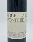 Ridge Vineyards Monte Bello 2012