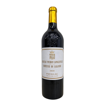 Chateau Pichon Longueville Comtesse de Lalande 2018