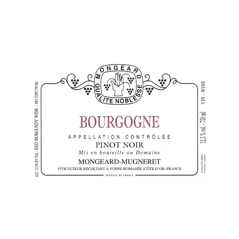 Mongeard Mugneret Bourgogne Pinot Noir 2022