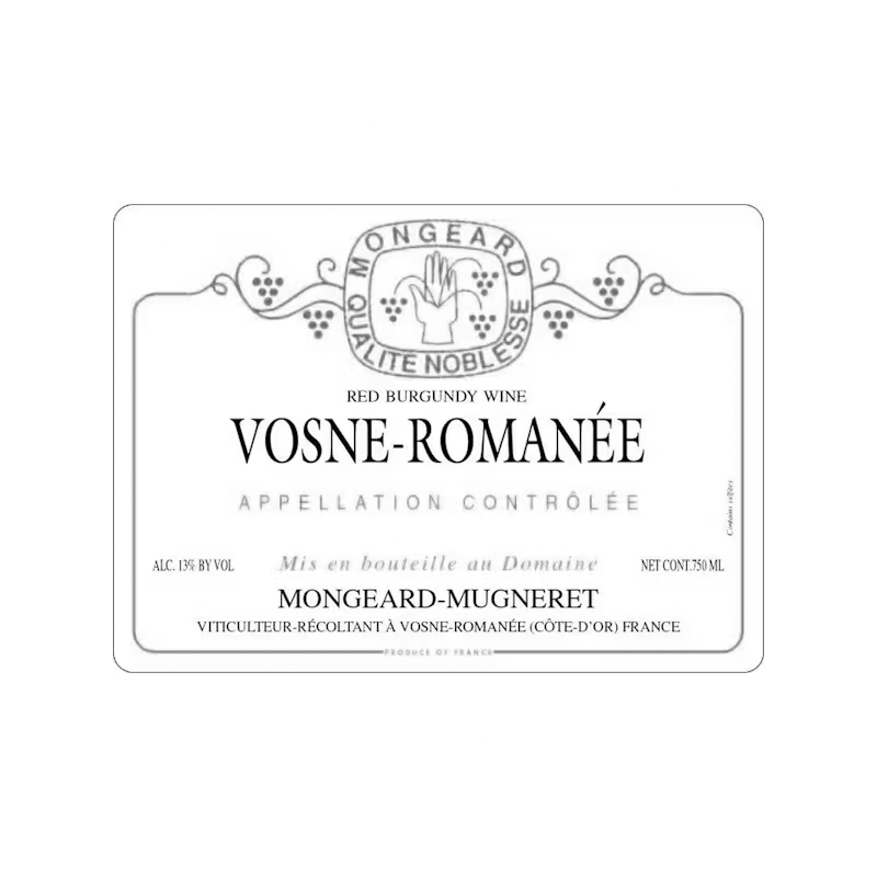 Mongeard Mugneret Vosne Romanee 2022