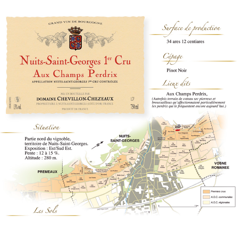 Domaine Chevillon Chezeaux Nuit Saint Georges 1er Cru Aux Champs Perdrix 2021