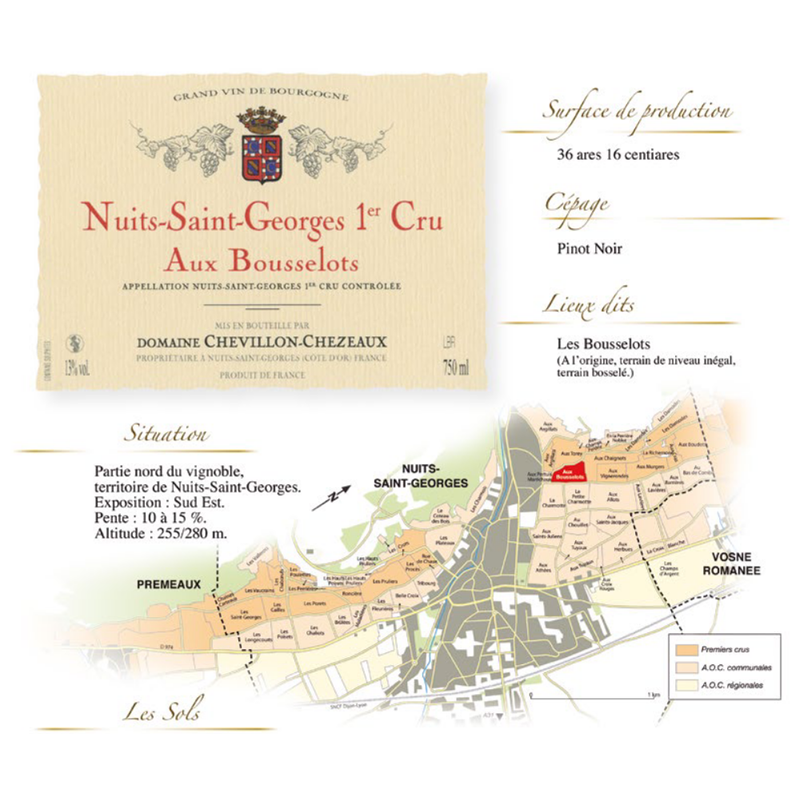 Domaine Chevillon Chezeaux Nuits Saint Georges 1er Cru Aux Bousselots 2021