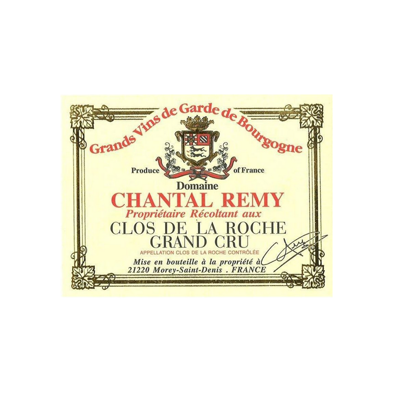 Domaine Chantal Remy Clos de La Roche Grand Cru 2021