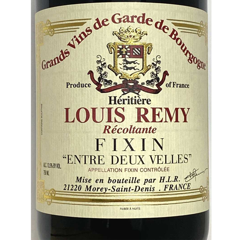 Heritiere Louis Remy Fixin Entre Deux Velles 2021