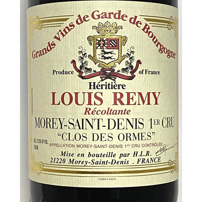 Heritiere Louis Remy Morey Saint Denis 1er Cru Clos des Ormes 2021