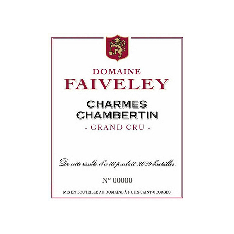 Domaine Faiveley Charmes Chambertin Grand Cru 2020
