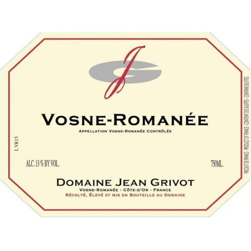 Domaine Jean Grivot Vosne Romanee 2019