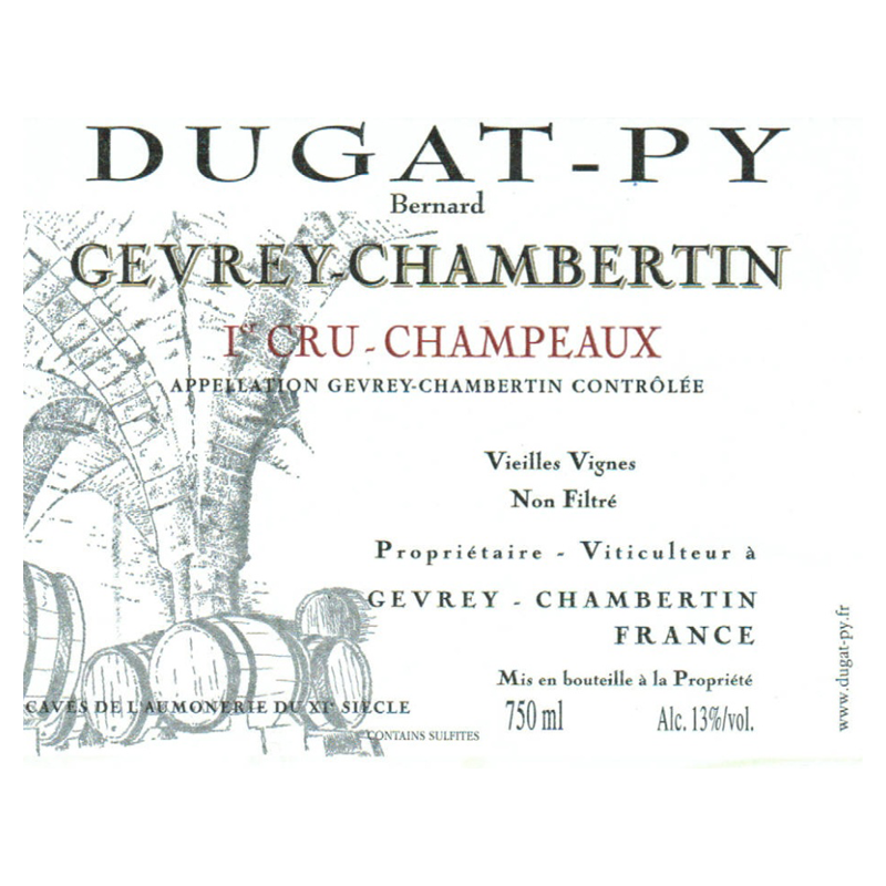 Domaine Dugat-Py Gevrey-Chambertin 1er Cru Champeaux Tres Vieilles Vignes 2015