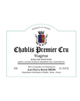 Jean Paul & Benoit Droin Chablis Premier Cru Vosgros 2022