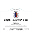 Jean Paul & Benoit Droin Chablis Grand Cru Valmur 2022