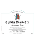 Jean Paul & Benoit Droin Chablis Grand Cru Hommage a Louis 2022