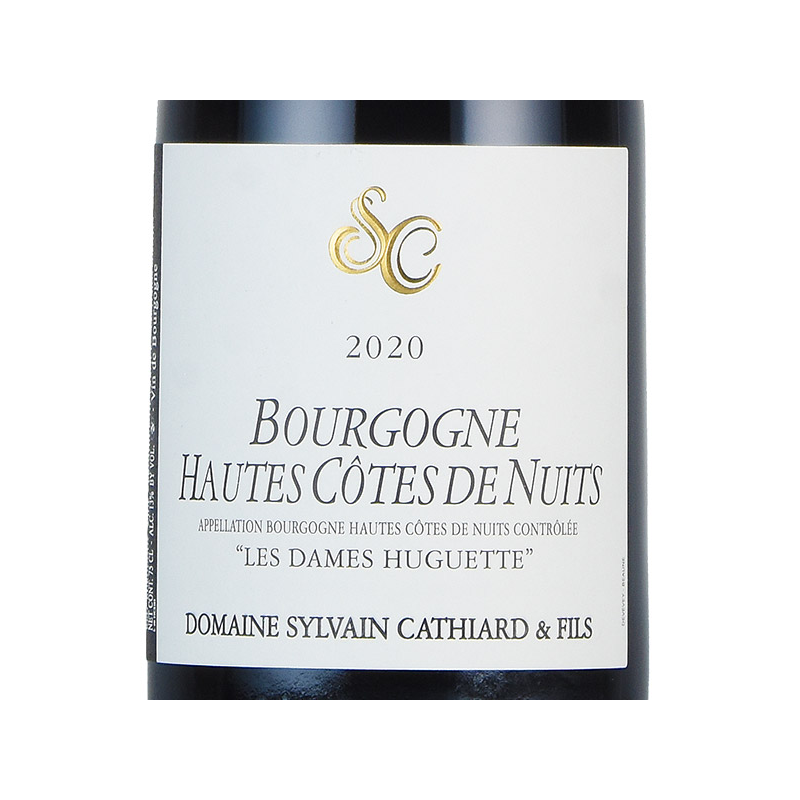 Sylvain Cathiard Bourgogne Hautes Cotes de Nuits Rouge Les Dames Huguette 2020