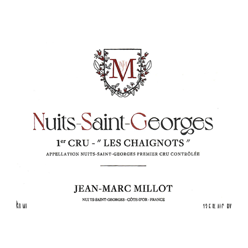 Domaine Jean-Marc Millot Nuits Saint Georges 1er Cru Les Chaignots 2023